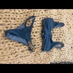 blue womens bikini